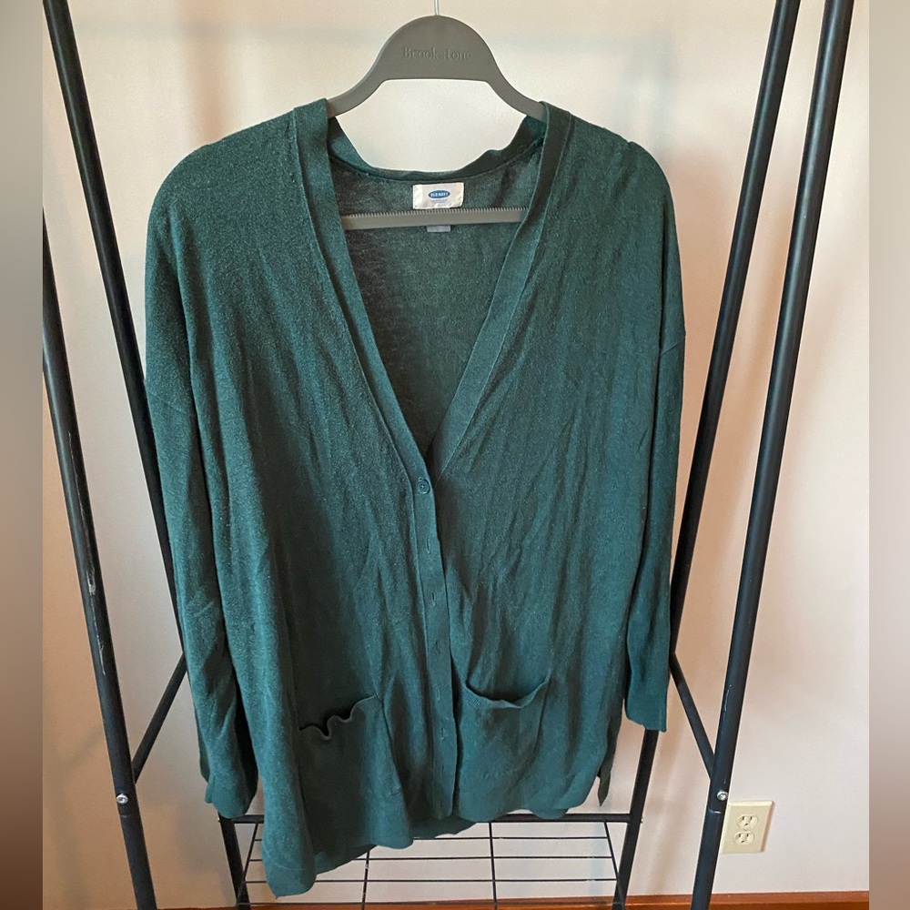 Teal sweater
